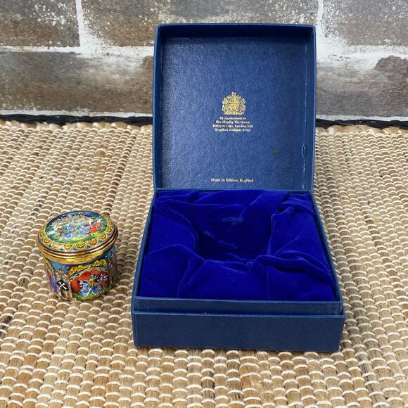 Limited Edition Halcyon Days Enamels Third Crusade 1189-1192 Trinket Box #63/300 - Picture 9 of 14